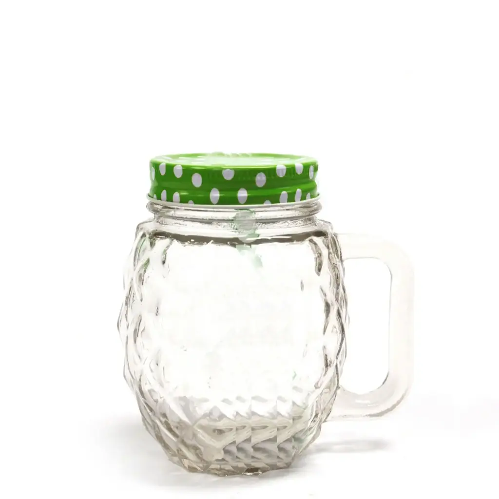 Funky Mason Jar – Pinnapple – Clear | www.artisangoods.co.uk Funky Mason Jar – Pinnapple – Clear | www.artisangoods.co.uk
