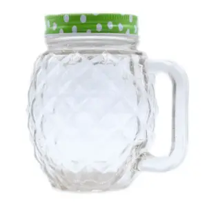 Funky Mason Jar – Pinnapple – Clear | www.artisangoods.co.uk 2