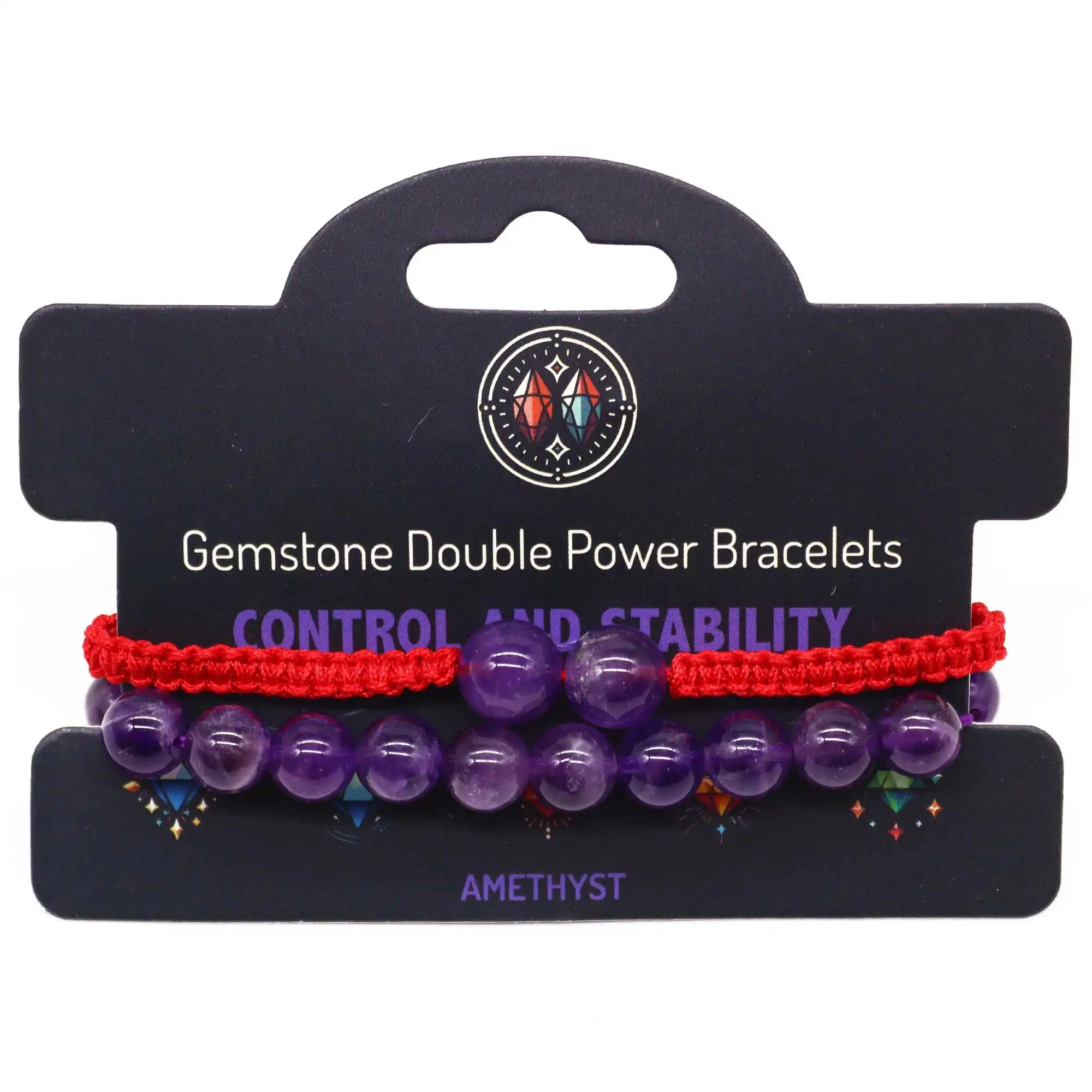 Gemstone Double Power Bracelets- Amethyst | www.artisangoods.co.uk 2 Gemstone Double Power Bracelets- Amethyst | www.artisangoods.co.uk 1