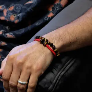 Gemstone Double Power Bracelets- Tiger Eye | www.artisangoods.co.uk 3