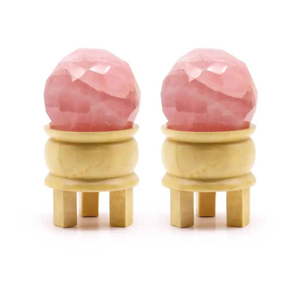 Gemstone Faceted Healing Ball & Stand – Rose Quartz | www.artisangoods.co.uk 2 Gemstone Faceted Healing Ball & Stand – Rose Quartz | www.artisangoods.co.uk 2