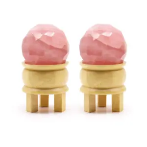 Gemstone Faceted Healing Ball & Stand – Rose Quartz | www.artisangoods.co.uk 2