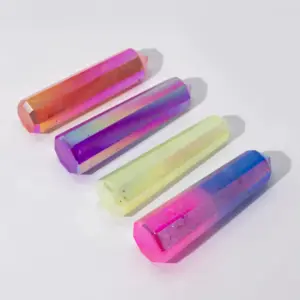 Gemstone Obelisk Point approx 9cm – Aurura Crystal Quartz – Pale Green | www.artisangoods.co.uk 2