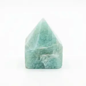 Gemstone Top Polished Points - Indian Amazonite (approx 5-6 pieces)