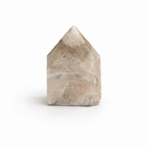 Gemstone Top Polished Points - Matrix with Tourmaline (approx 5-6 pieces)