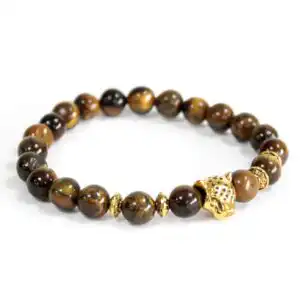 Gold Tiger / Tiger Eye – Gemstone Bracelet | www.artisangoods.co.uk 1