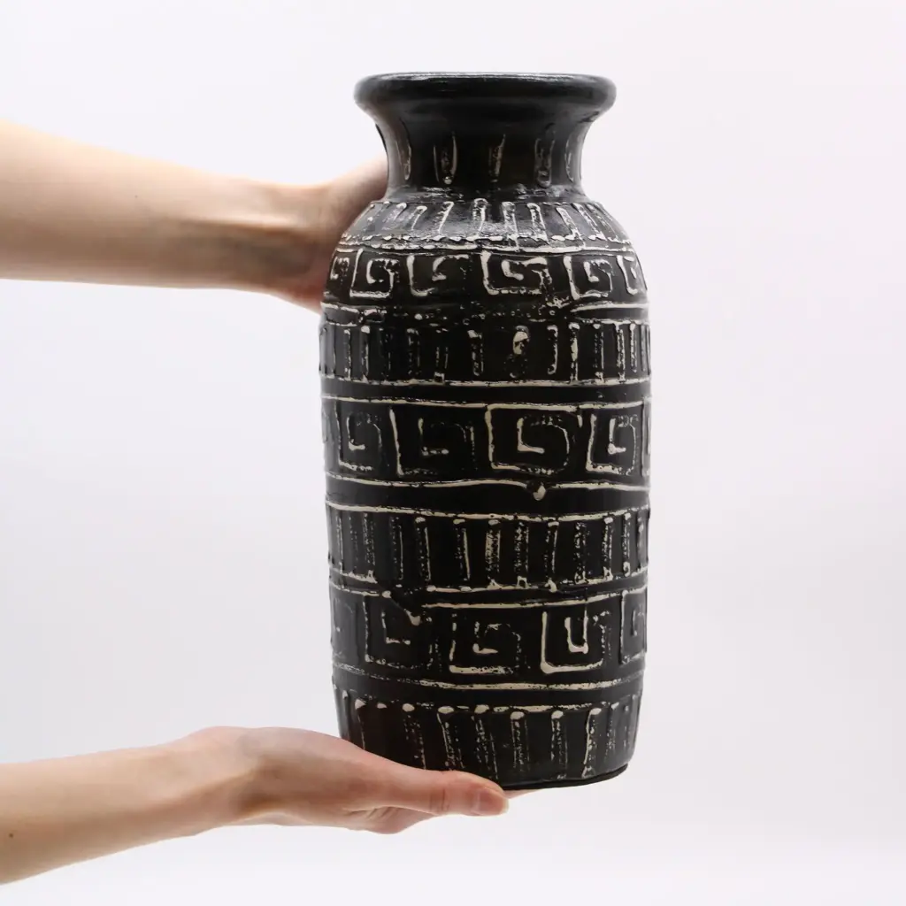 Greek Straight Vase – Chocolate | www.artisangoods.co.uk 3 Greek Straight Vase – Chocolate | www.artisangoods.co.uk 3