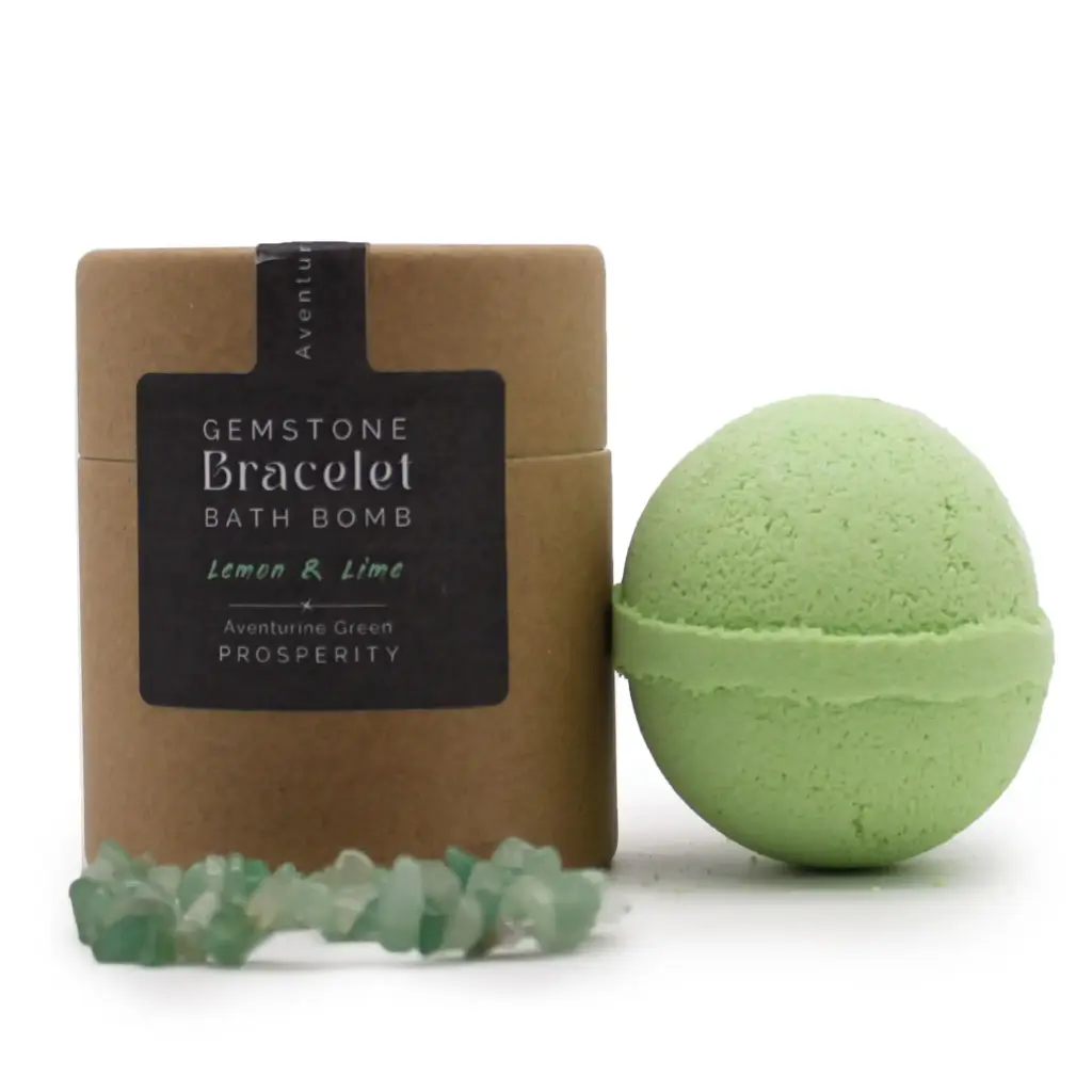 Green Aventurine Gem Bracelet Bath Bomb | www.artisangoods.co.uk 2 Green Aventurine Gem Bracelet Bath Bomb | www.artisangoods.co.uk 2