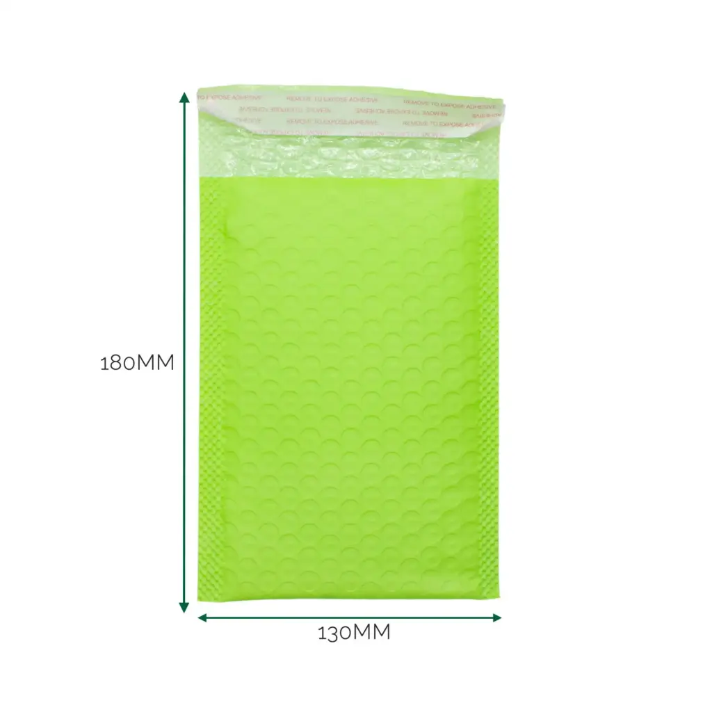Green Poly Bubble Envelope (130×180+40mm) | www.artisangoods.co.uk Green Poly Bubble Envelope (130×180+40mm) | www.artisangoods.co.uk
