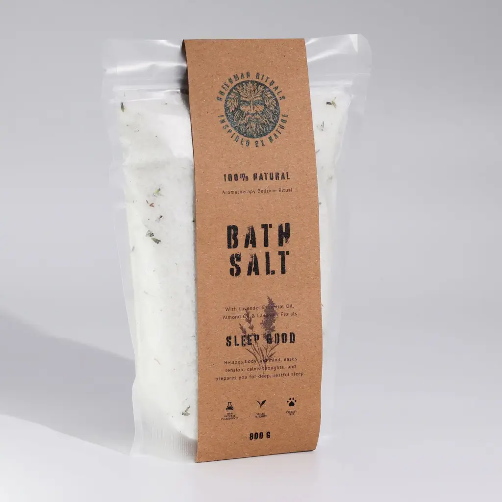 Greenman Rituals Lavender Aromatherapy Epsom Bath Salt – Sleep Good | www.artisangoods.co.uk 5