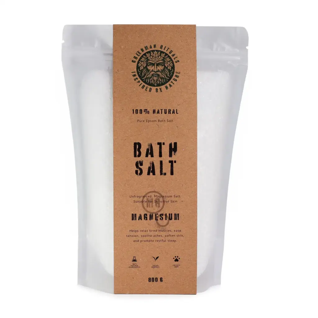 Greenman Rituals Magnesium Epsom Bath Salt – Pure Formula | www.artisangoods.co.uk 4