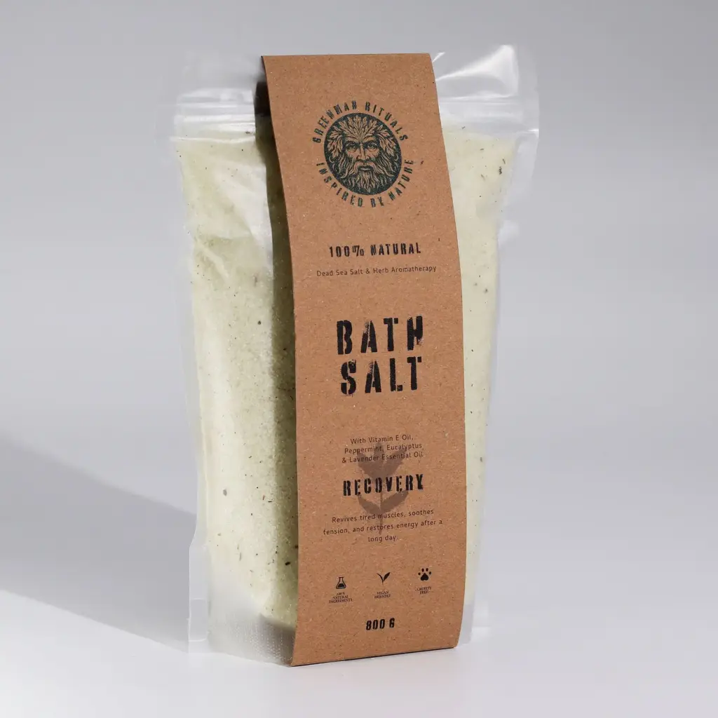 Greenman Rituals Menthol Aromatherapy Epsom Bath Salt – Recovery | www.artisangoods.co.uk 5
