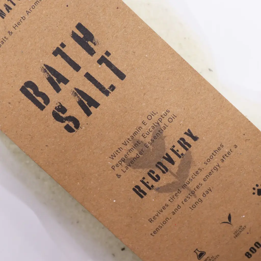 Greenman Rituals Menthol Aromatherapy Epsom Bath Salt – Recovery | www.artisangoods.co.uk 2