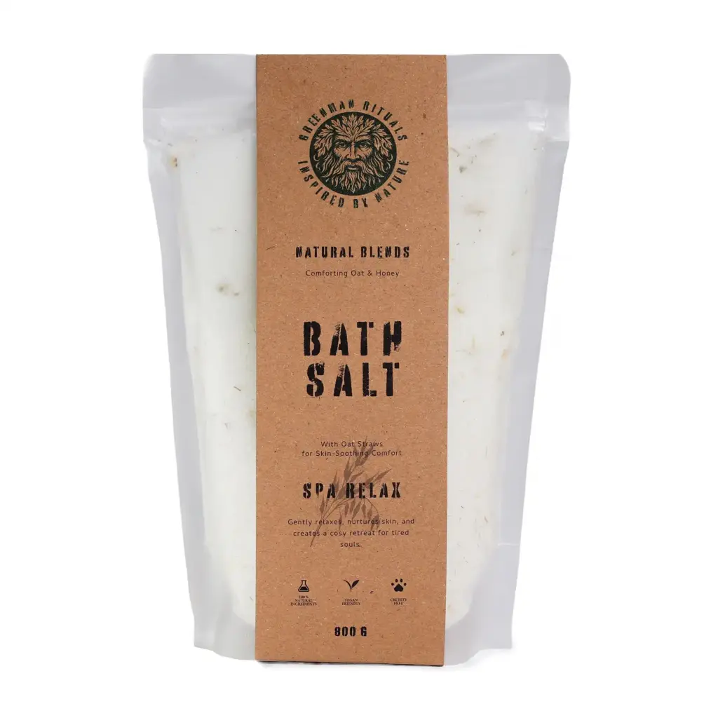 Greenman Rituals Oat & Honey Epsom Bath Salt – Spa Relax Blend | www.artisangoods.co.uk 4 Greenman Rituals Oat & Honey Epsom Bath Salt – Spa Relax Blend | www.artisangoods.co.uk 4
