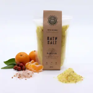 Greenman Rituals Vitamin C & Mandarin Epsom Bath Salt – Glow & Go | www.artisangoods.co.uk 4