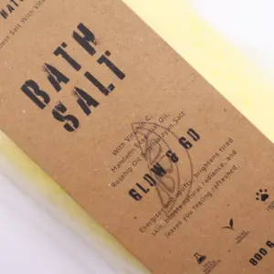 Greenman Rituals Vitamin C & Mandarin Epsom Bath Salt – Glow & Go | www.artisangoods.co.uk 3