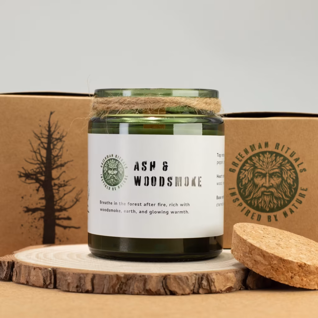 Greenman Woodwick Soy Candle – Ash & Woodsmoke | www.artisangoods.co.uk 5