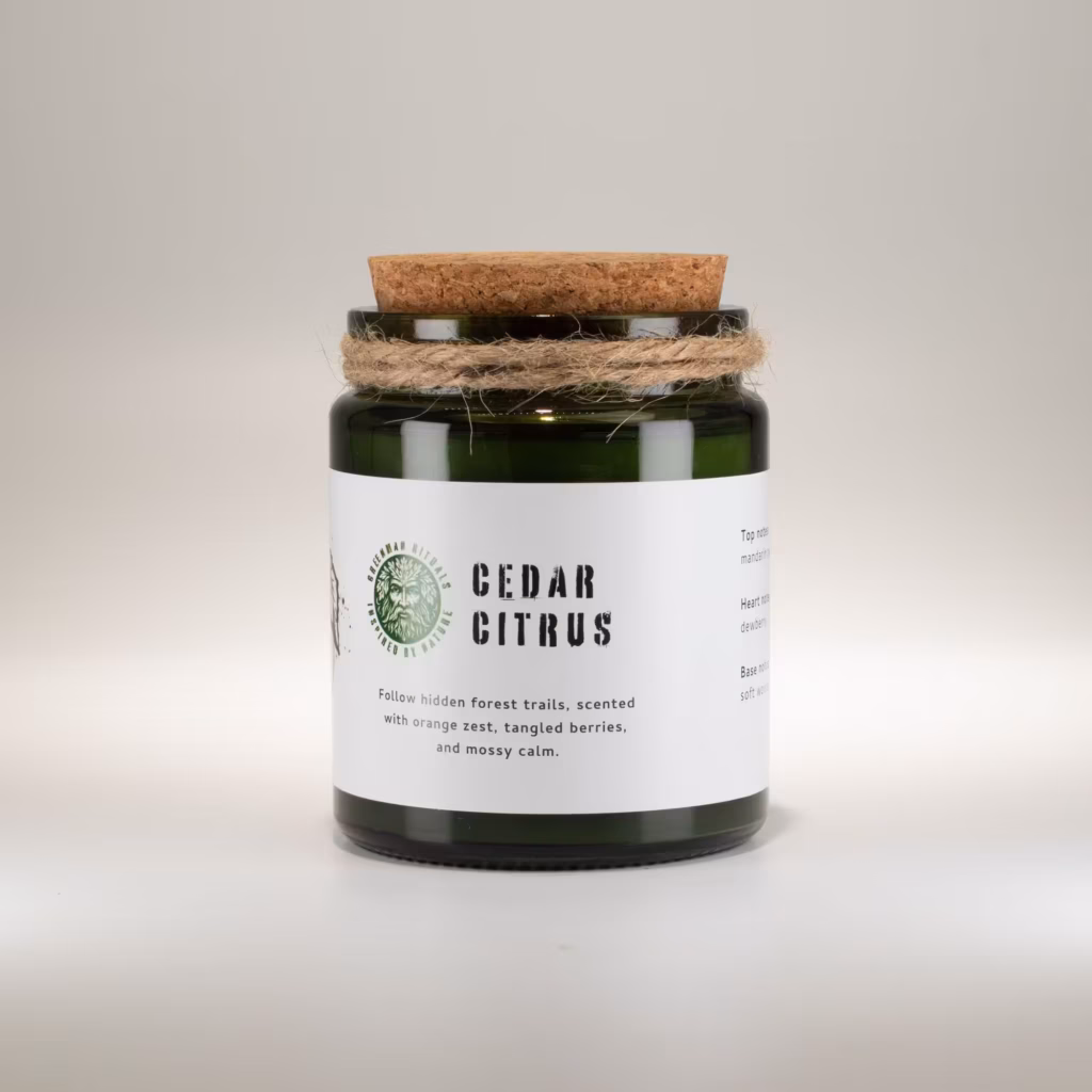 Greenman Woodwick Soy Candle – Cedar Citrus | www.artisangoods.co.uk 2 Greenman Woodwick Soy Candle – Cedar Citrus | www.artisangoods.co.uk 2