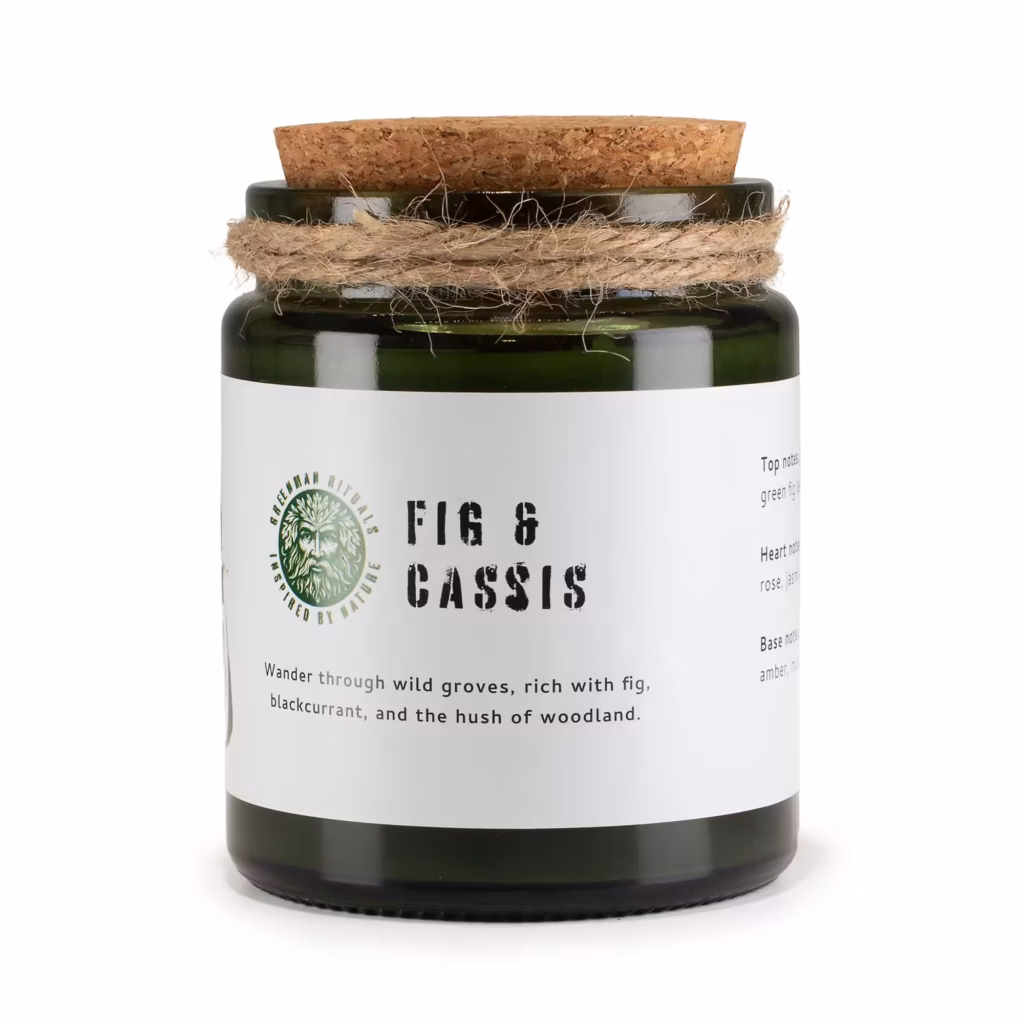 Greenman Woodwick Soy Candle – Fig & Cassis | www.artisangoods.co.uk