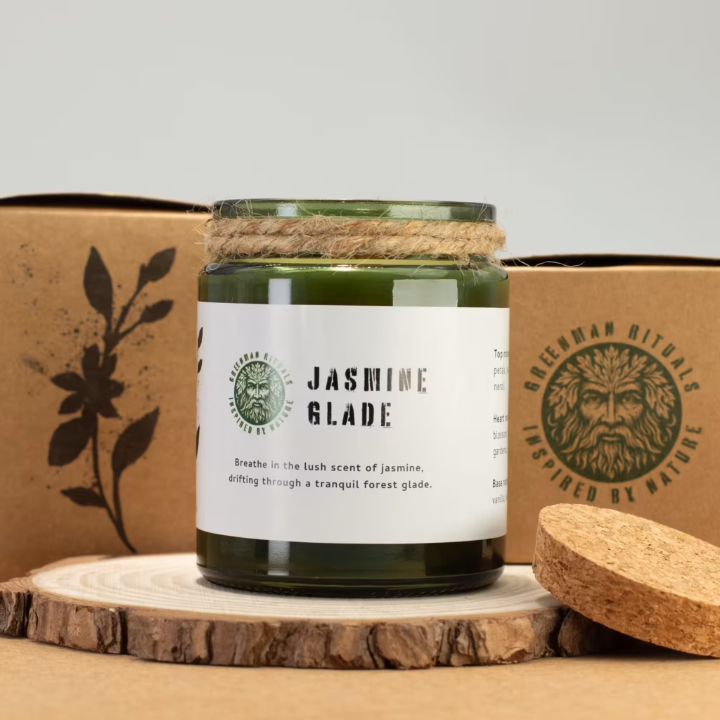 Greenman Woodwick Soy Candle – Jasmine Glade | www.artisangoods.co.uk 5