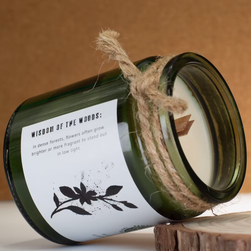 Greenman Woodwick Soy Candle – Jasmine Glade | www.artisangoods.co.uk 4