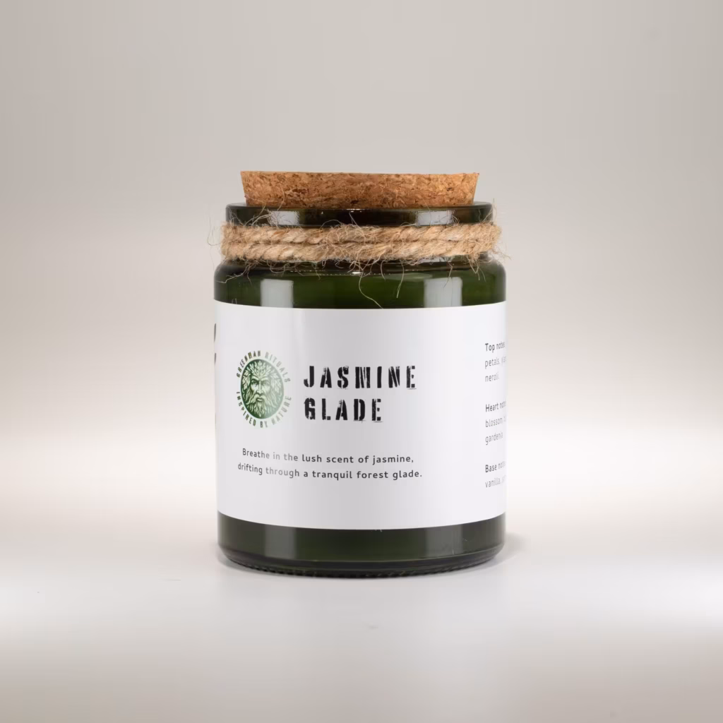 Greenman Woodwick Soy Candle – Jasmine Glade | www.artisangoods.co.uk 3