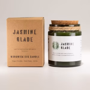 Greenman Woodwick Soy Candle – Jasmine Glade | www.artisangoods.co.uk 2