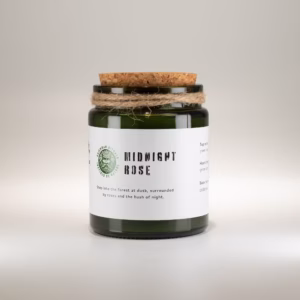 Greenman Woodwick Soy Candle – Midnight Rose | www.artisangoods.co.uk 4
