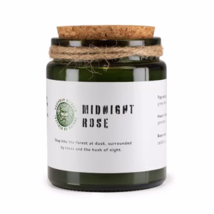 Greenman Woodwick Soy Candle – Midnight Rose | www.artisangoods.co.uk 2