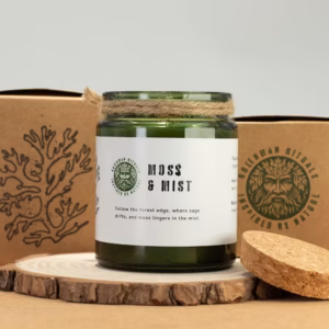 Greenman Woodwick Soy Candle – Moss & Mist | www.artisangoods.co.uk 6