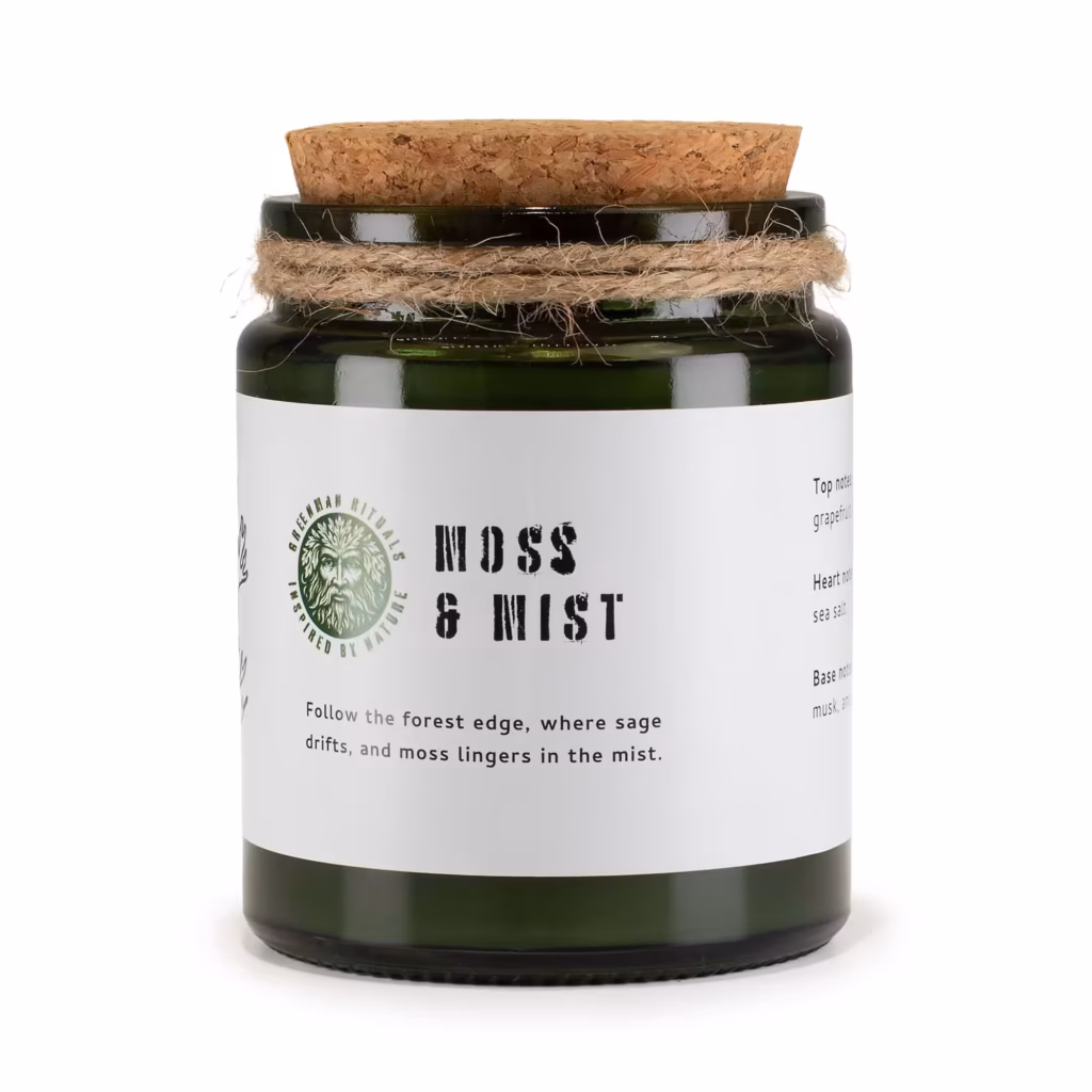 Greenman Woodwick Soy Candle – Moss & Mist | www.artisangoods.co.uk 3 Greenman Woodwick Soy Candle – Moss & Mist | www.artisangoods.co.uk 3