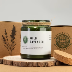 Greenman Woodwick Soy Candle – Wild Lavender | www.artisangoods.co.uk 4