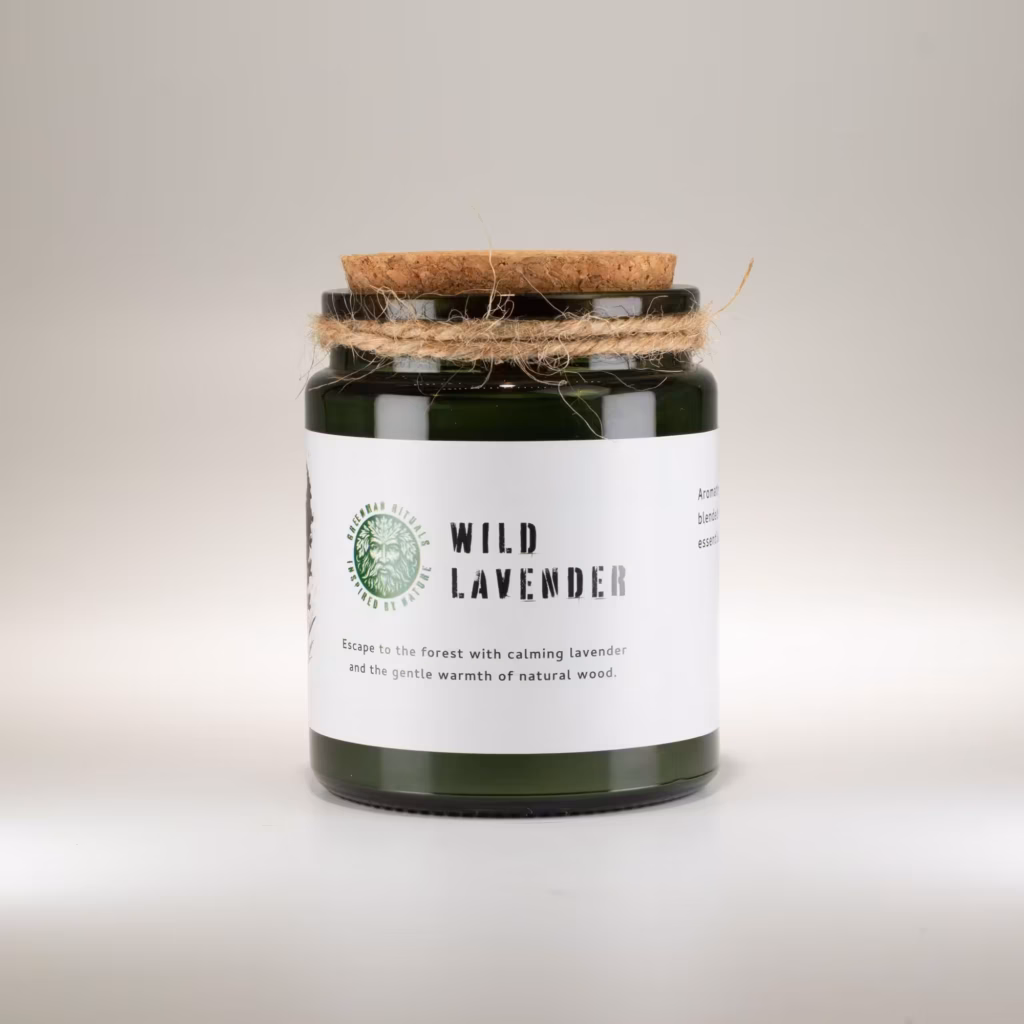 Greenman Woodwick Soy Candle – Wild Lavender | www.artisangoods.co.uk 3