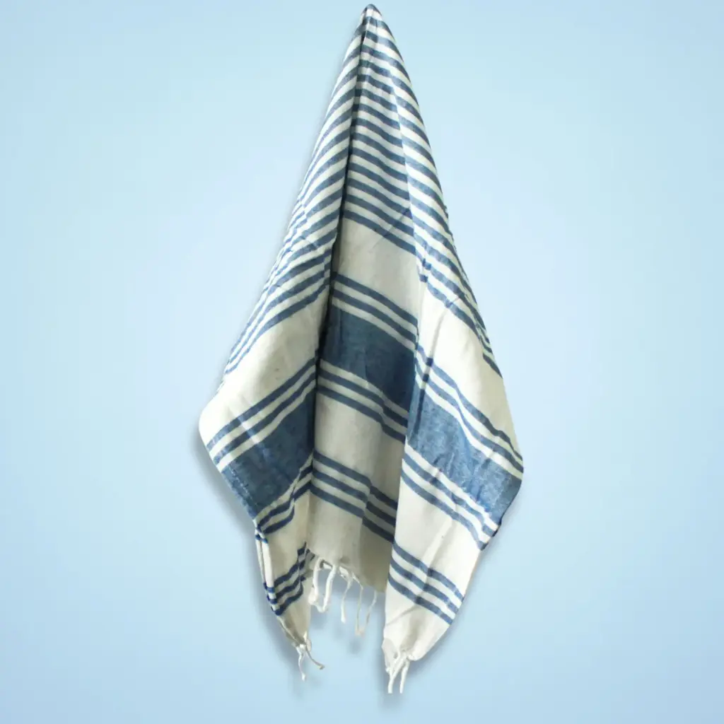 Hamman Spa Towel – Ocean Blue – 90x170cm | www.artisangoods.co.uk 2 Hamman Spa Towel – Ocean Blue – 90x170cm | www.artisangoods.co.uk 2