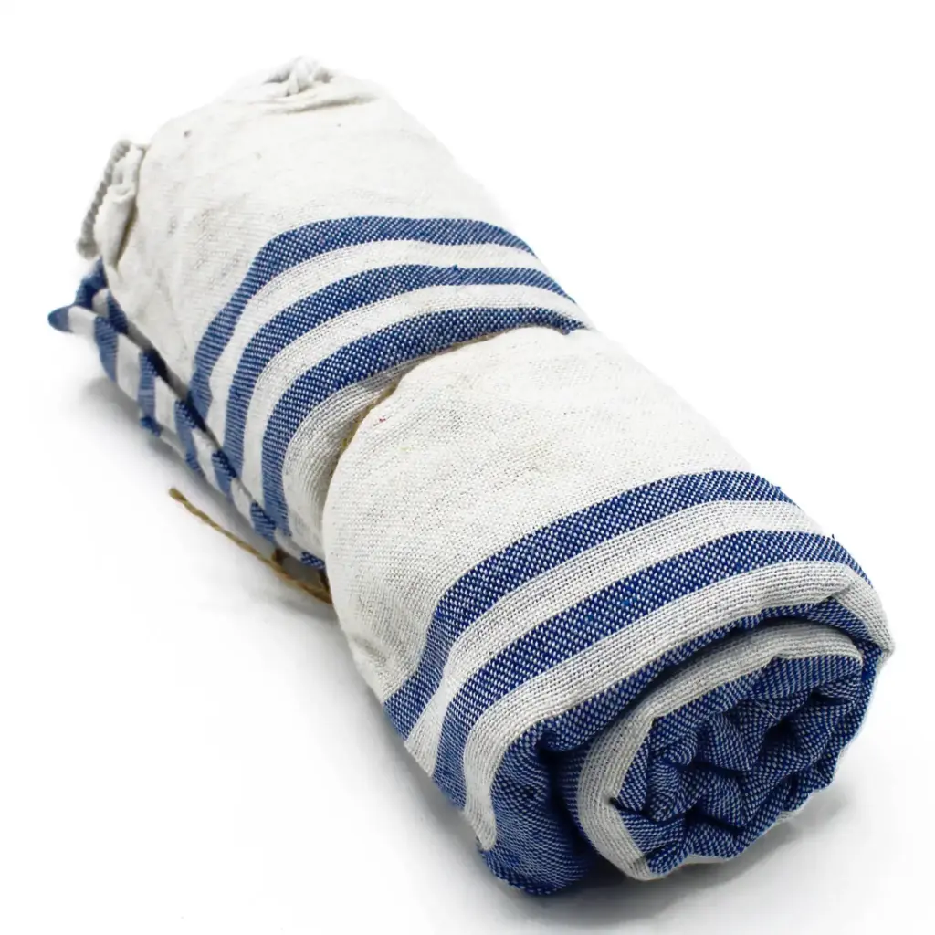 Hamman Spa Towel – Ocean Blue – 90x170cm | www.artisangoods.co.uk Hamman Spa Towel – Ocean Blue – 90x170cm | www.artisangoods.co.uk