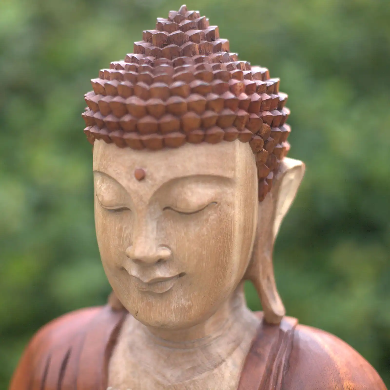 Hand Carved Buddha Statue – 40cm Hand Down | www.artisangoods.co.uk 5 Hand Carved Buddha Statue – 40cm Hand Down | www.artisangoods.co.uk 4