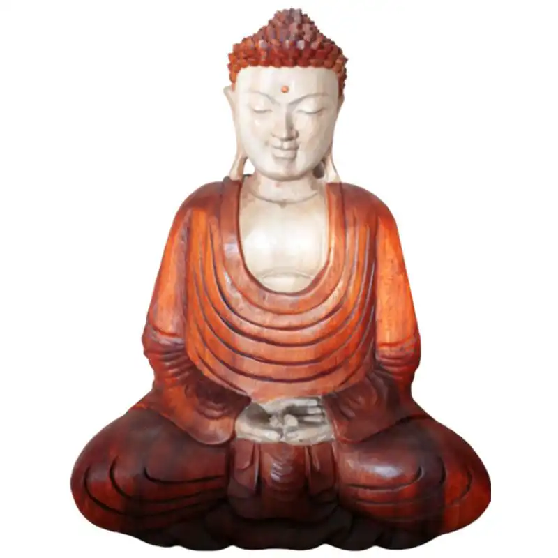 Hand Carved Buddha Statue – 40cm Hand Down | www.artisangoods.co.uk 2 Hand Carved Buddha Statue – 40cm Hand Down | www.artisangoods.co.uk 1