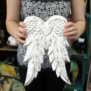 Hand Crafted Double Angel Wing – 31cm | www.artisangoods.co.uk 5