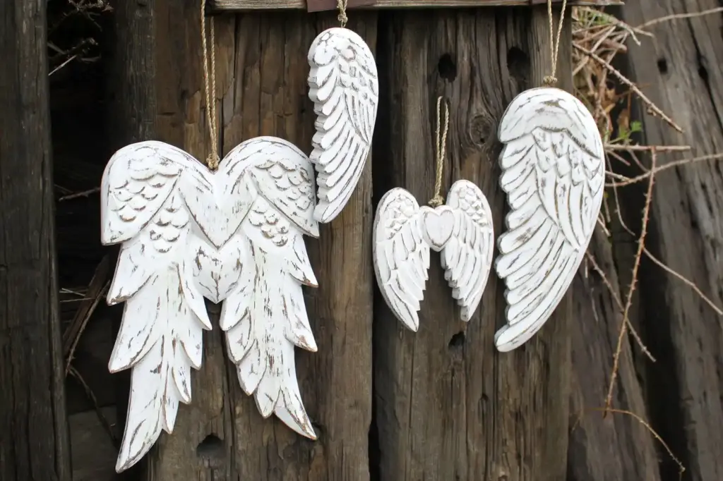 Hand Crafted Double Angel Wing – 31cm | www.artisangoods.co.uk 4