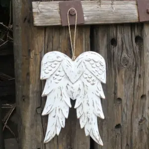Hand Crafted Double Angel Wing – 31cm | www.artisangoods.co.uk 3