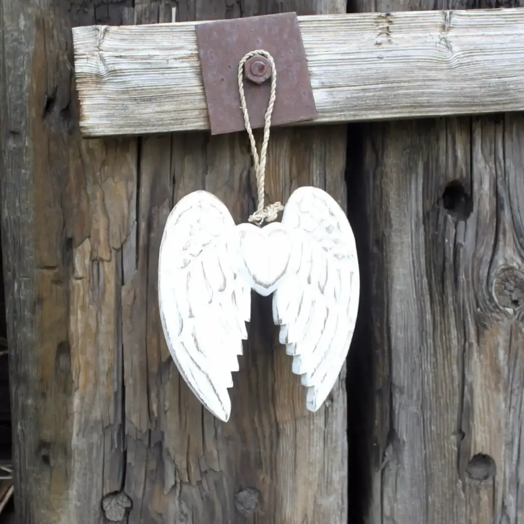 Hand Crafted Small Double Angel Wing & Heart – 15cm | www.artisangoods.co.uk 3 Hand Crafted Small Double Angel Wing & Heart – 15cm | www.artisangoods.co.uk 3