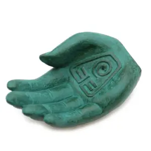 Hand Incense Burner – Earth Protect (green) | www.artisangoods.co.uk 4