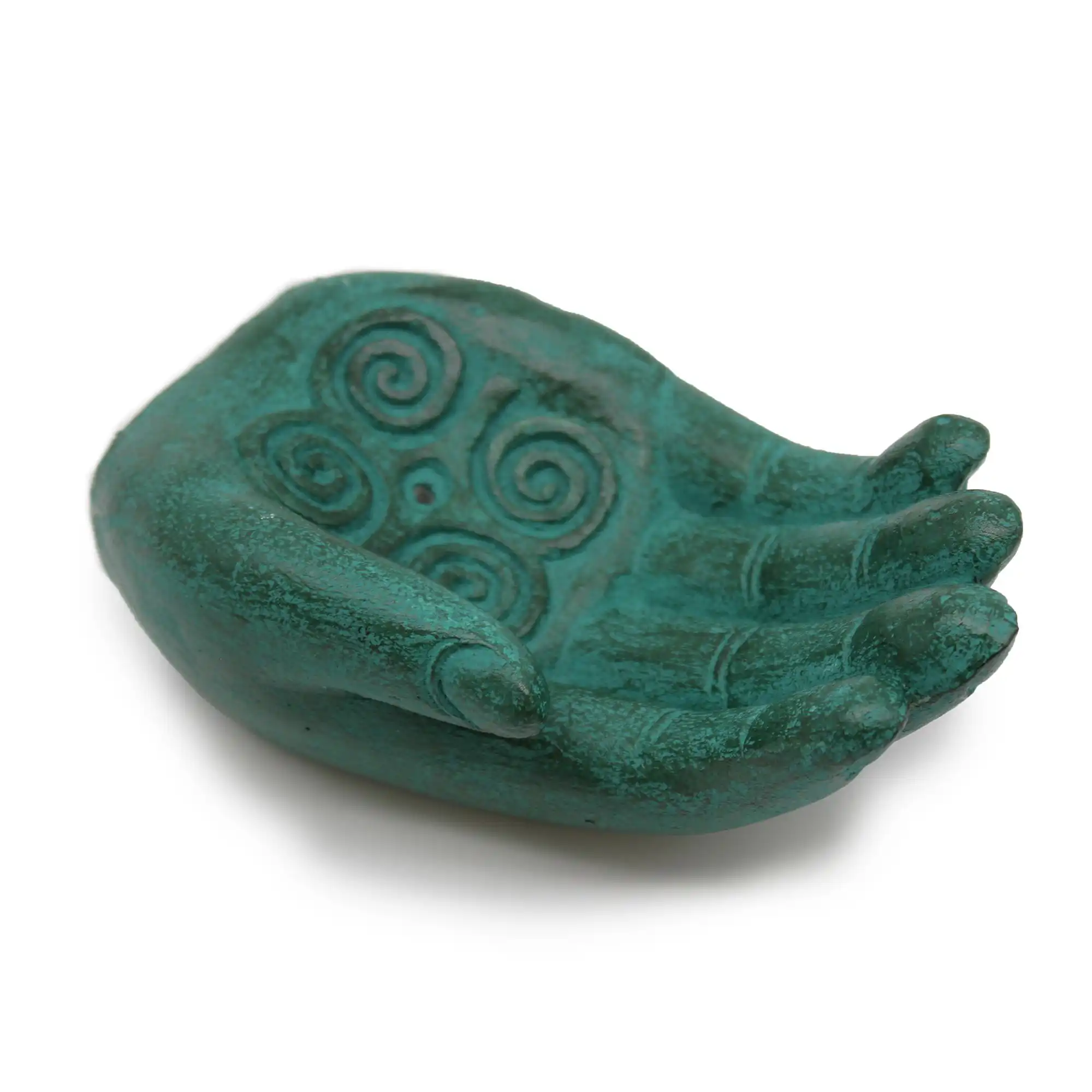Hand Incense Burner – Strength (green) | www.artisangoods.co.uk 3 Hand Incense Burner – Strength (green) | www.artisangoods.co.uk 2