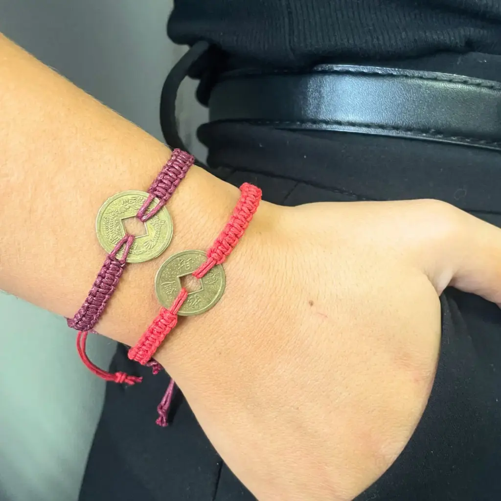 Handmade Friendship Bracelets – Lucky Friends Feng Shui Coin (asst) | www.artisangoods.co.uk 2