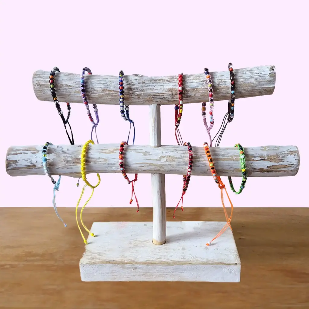Handmade Friendship Bracelets – Tiny Forever Beads (asst) | www.artisangoods.co.uk 3