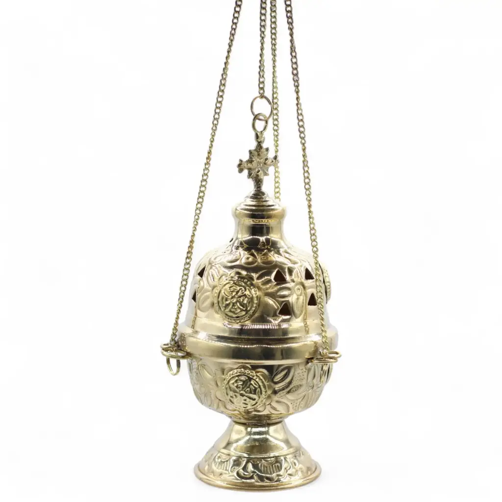 Hanging Brass Incense Burner | www.artisangoods.co.uk 3