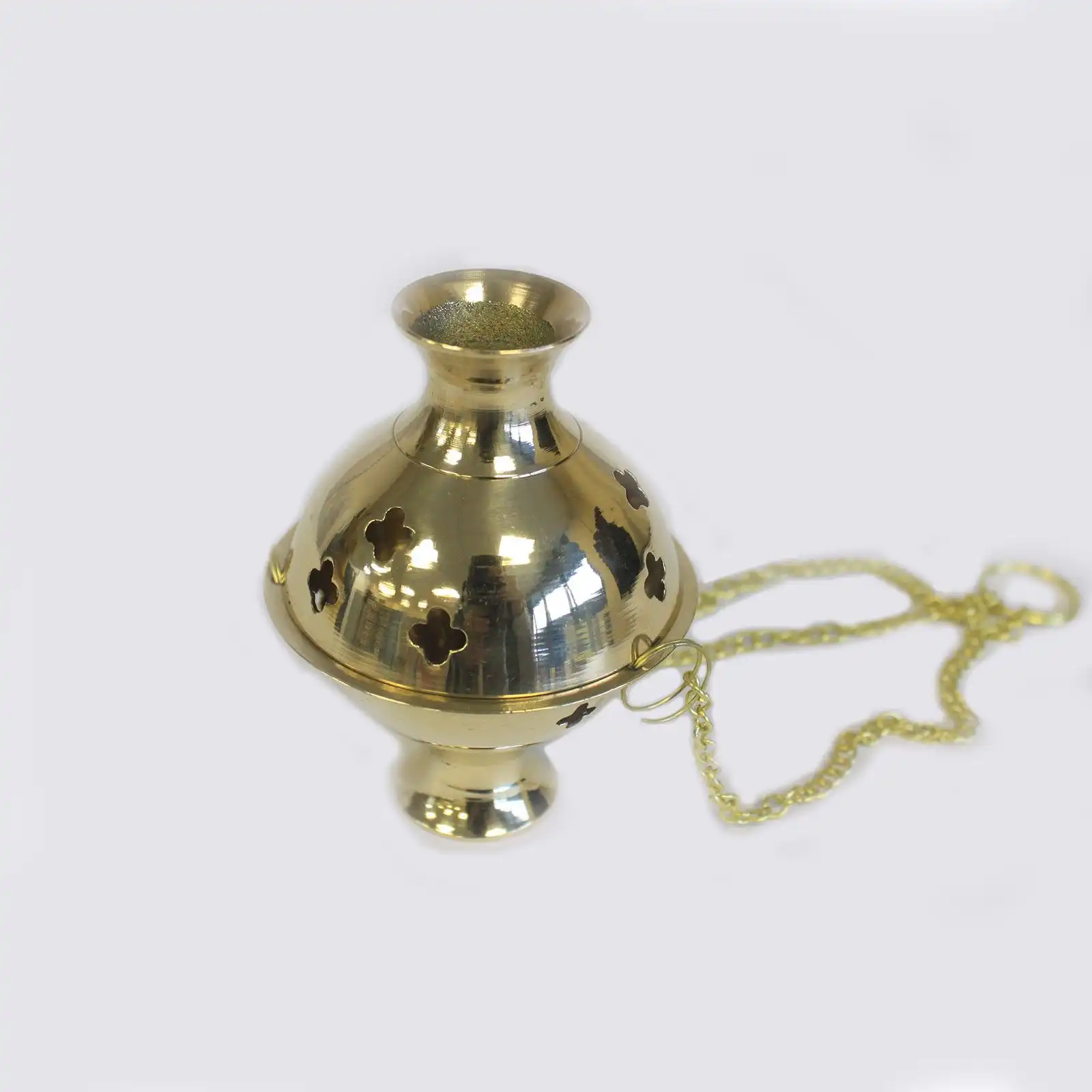 Hanging Brass Incense Burner | www.artisangoods.co.uk 2 Hanging Brass Incense Burner | www.artisangoods.co.uk 1