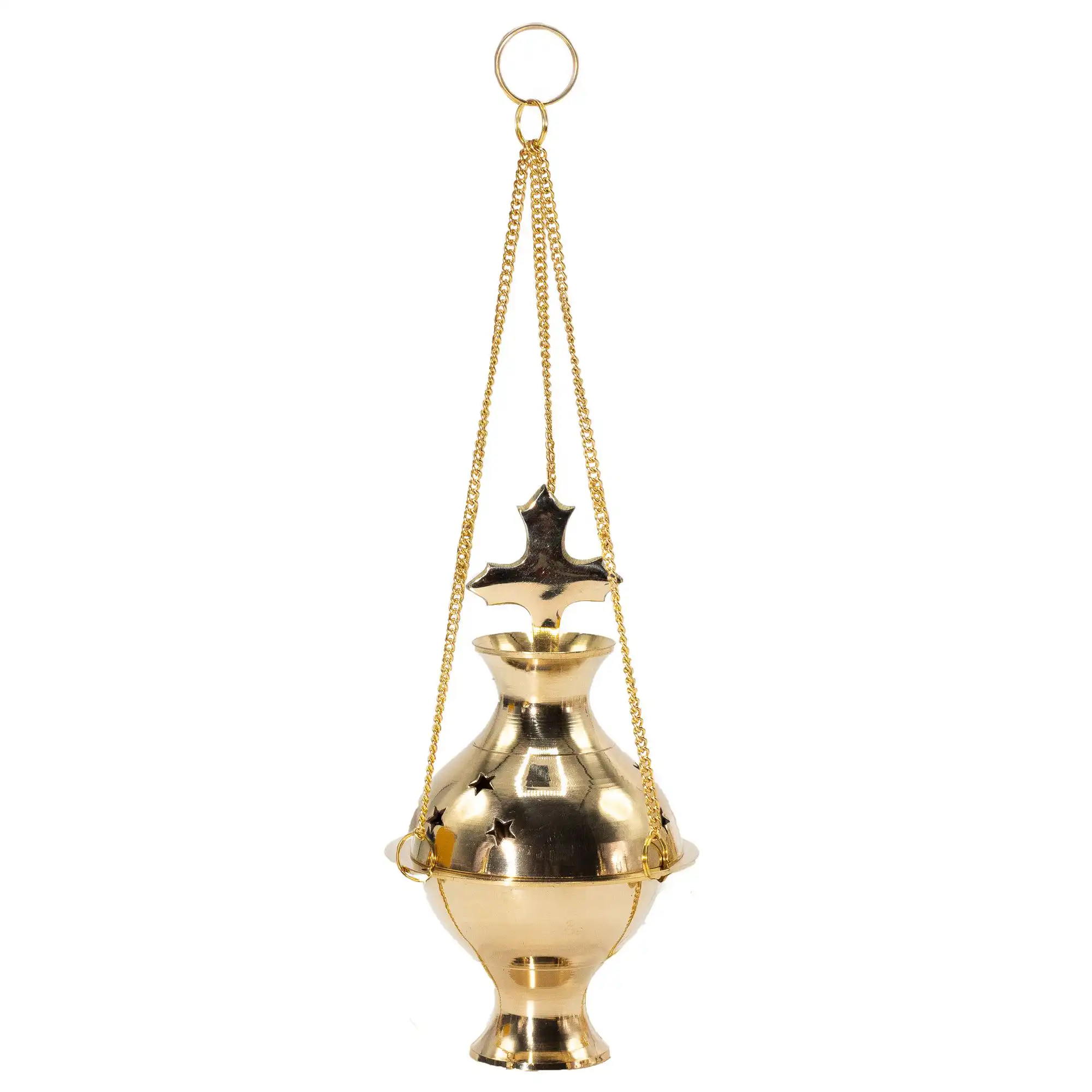 Hanging Brass Incense Burner – Cross | www.artisangoods.co.uk 2 Hanging Brass Incense Burner – Cross | www.artisangoods.co.uk