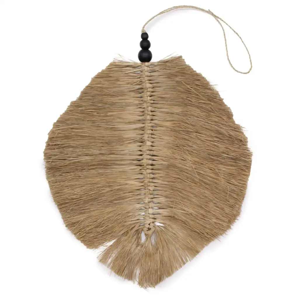 Hanging  Raffa Leaf 35cm | www.artisangoods.co.uk