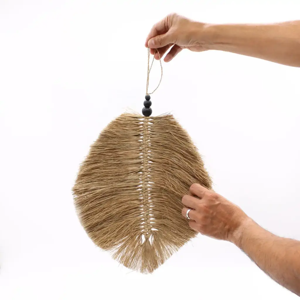 Hanging  Raffa Leaf 35cm | www.artisangoods.co.uk 2